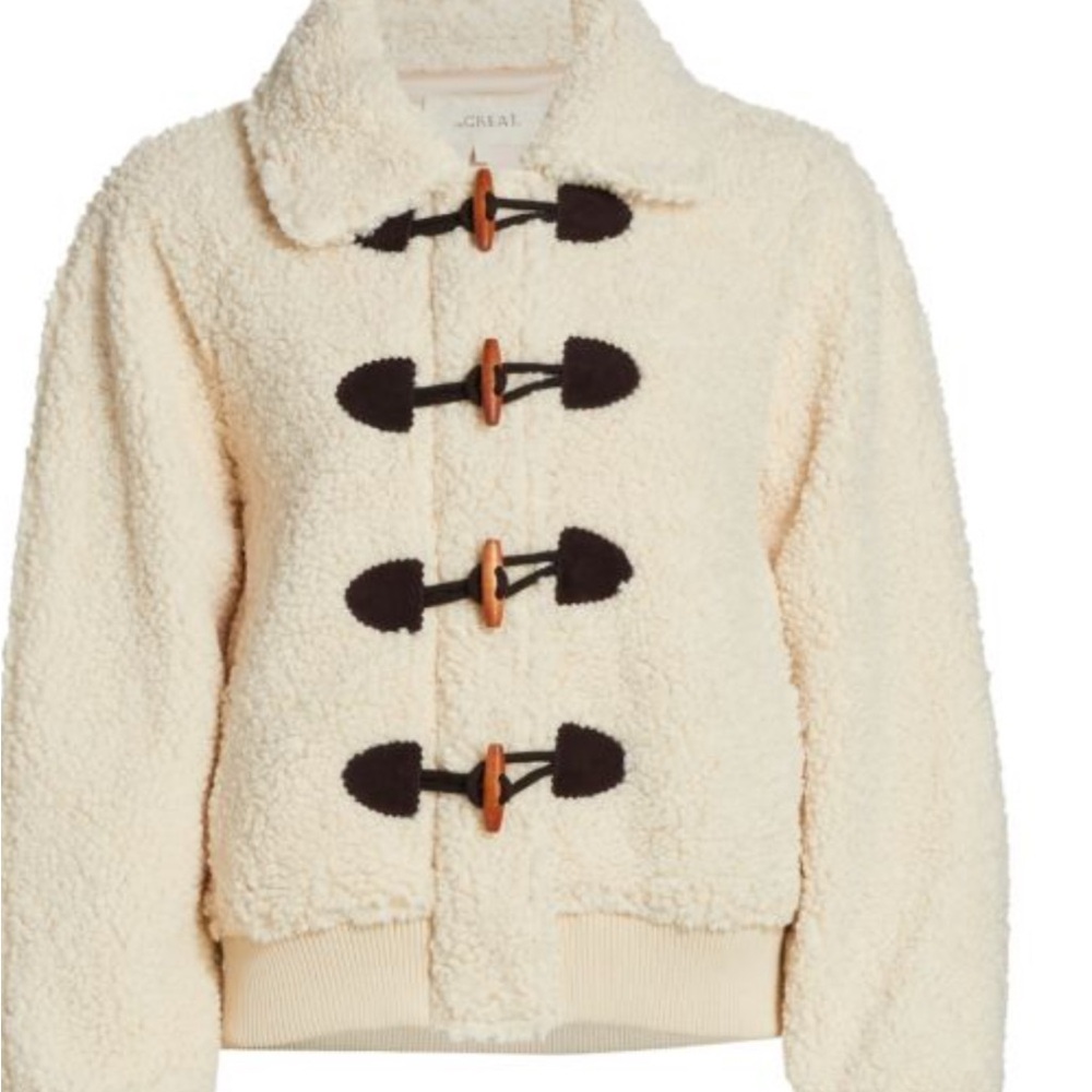 Like NEW, worn maybe twice. Size 1 the GREAT faux shearling jacket